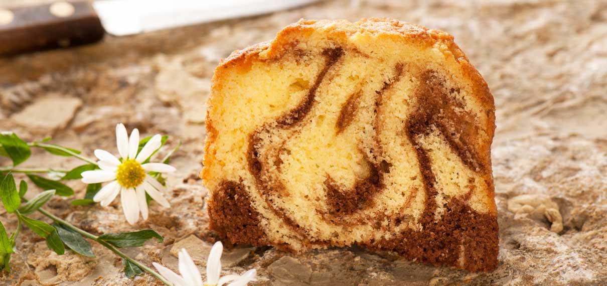 Marmor Kuchen im Weckglas - muu Kuchen